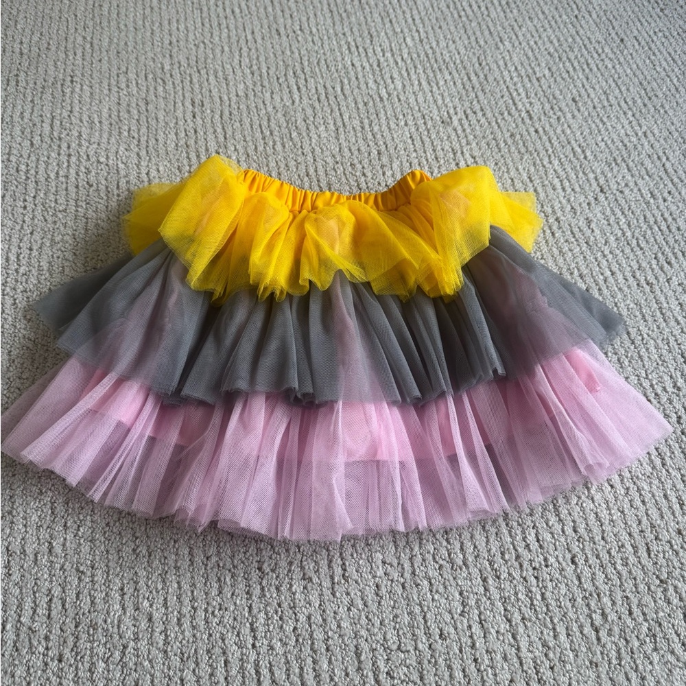 Colorful Layered Tulle Skirt